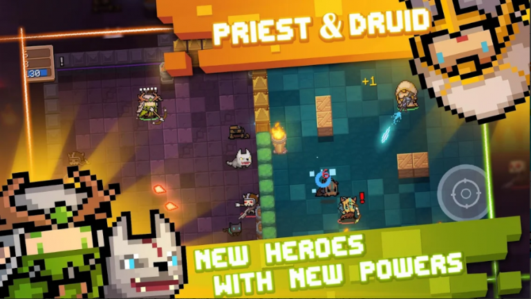 Download Soul Knight Mod Apk 2018 v 1.8.4 [Unlimited Heroes & Coins]