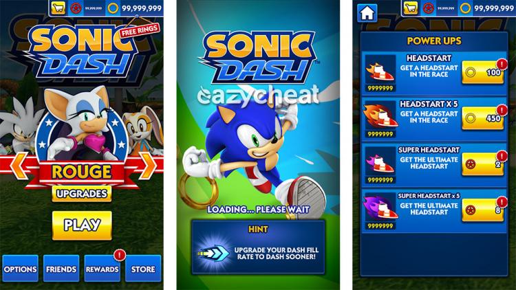 Download Sonic Dash Mod Apk V 3 8 5 Go Unlimited Red Rings