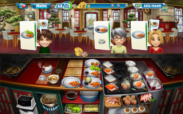 cooking fever mod apk for pc
