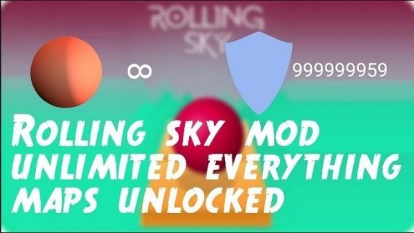 Download Rolling Sky Mod Apk v 1.9.8.2 [Unlimited Balls / Shields]